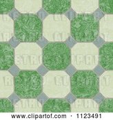 Clip Art of Retro Seamless Tile Floor Texture Background Pattern by Ralf61