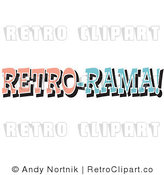 Royalty Free Retro Vector Clip Art of a Retro Rama Sign by Andy Nortnik