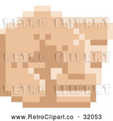Vector Clip Art of a Retro 8 Bit Pixel Art Styled Hand in a Fist by AtStockIllustration