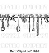 Vector Clip Art of Kitchen Tools by Prawny Vintage