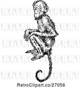 Vector Clip Art of Monkey by Prawny Vintage