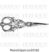 Vector Clip Art of Ornate Scissors 2 by Prawny Vintage