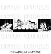Vector Clip Art of Puppet Show at the Theater by Prawny Vintage