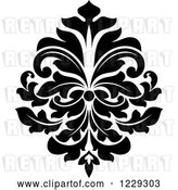 Vector Clip Art of Retro Arabesque Damask Design 11 by Vector Tradition SM