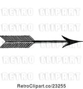 Vector Clip Art of Retro Archery Arrow by Prawny Vintage