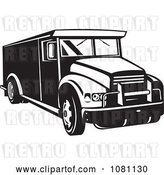 Vector Clip Art of Retro Armored Bank Car by Patrimonio