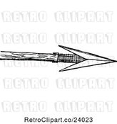 Vector Clip Art of Retro Arrow Head by Prawny Vintage
