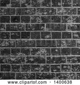 Vector Clip Art of Retro Background of a Black Industrial Brick Wall by KJ Pargeter