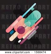 Vector Clip Art of Retro Background of Abstract Shapes by KJ Pargeter