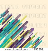 Vector Clip Art of Retro Background of Lines on Tan by KJ Pargeter