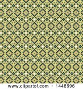 Vector Clip Art of Retro Background Pattern of Diamonds by KJ Pargeter