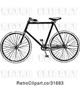 Vector Clip Art of Retro Bicycle 2 by Prawny Vintage