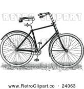 Vector Clip Art of Retro Bicycle by Prawny Vintage