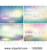 Vector Clip Art of Retro Blur Backgrounds by KJ Pargeter