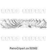 Vector Clip Art of Retro Boats on the Rhine in by Picsburg
