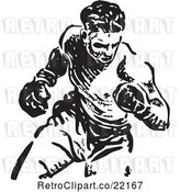 Vector Clip Art of Retro Boxer by BestVector