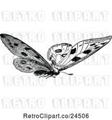 Vector Clip Art of Retro Butterfly 2 by Prawny Vintage