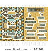 Vector Clip Art of Retro Cafe Menu Design by Elena