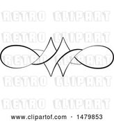 Vector Clip Art of Retro Calligraphic Design Element by Frisko