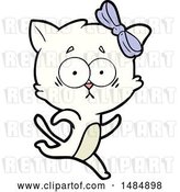 Vector Clip Art of Retro Cartoon Cat by Lineartestpilot