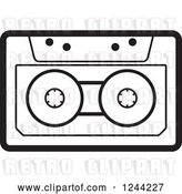 Vector Clip Art of Retro Cassette Tape by Lal Perera