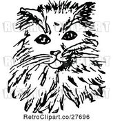 Vector Clip Art of Retro Cat 5 by Prawny Vintage