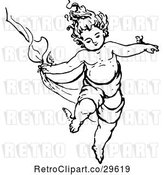 Vector Clip Art of Retro Child Dancing by Prawny Vintage