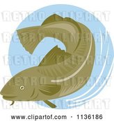 Vector Clip Art of Retro Cod Fish 1 by Patrimonio