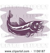 Vector Clip Art of Retro Cod Fish 4 by Patrimonio
