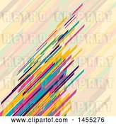 Vector Clip Art of Retro Colorful Low Poly Stripes Background by KJ Pargeter