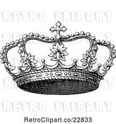 Vector Clip Art of Retro Coronet Crown 3 by Prawny Vintage