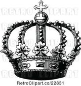 Vector Clip Art of Retro Coronet Crown 4 by Prawny Vintage