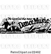 Vector Clip Art of Retro Dance Music Banner by BestVector