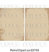 Vector Clip Art of Retro Distressed Brown and Tan Backgrounds by BestVector