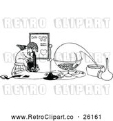 Vector Clip Art of Retro Doctor Cupid by Prawny Vintage