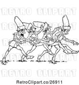 Vector Clip Art of Retro Dwarfs by Prawny Vintage