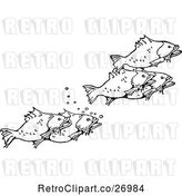 Vector Clip Art of Retro Fish Underwater by Prawny Vintage