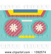 Vector Clip Art of Retro Flat Design Cassette Tape by BNP Design Studio