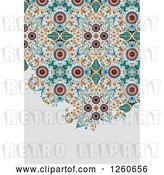 Vector Clip Art of Retro Floral Background by OnFocusMedia