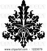 Vector Clip Art of Retro Floral Damask Design 10 by Vector Tradition SM
