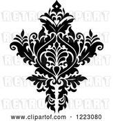 Vector Clip Art of Retro Floral Damask Design 11 by Vector Tradition SM