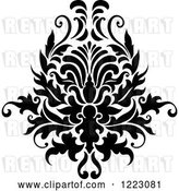 Vector Clip Art of Retro Floral Damask Design 12 by Vector Tradition SM
