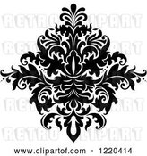 Vector Clip Art of Retro Floral Damask Design 2 by Vector Tradition SM