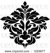 Vector Clip Art of Retro Floral Damask Design 24 by Vector Tradition SM