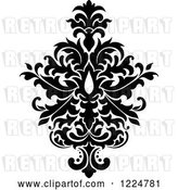 Vector Clip Art of Retro Floral Damask Design 29 by Vector Tradition SM