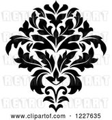 Vector Clip Art of Retro Floral Damask Design 40 by Vector Tradition SM