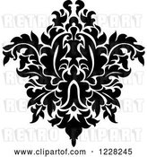 Vector Clip Art of Retro Floral Damask Design 45 by Vector Tradition SM