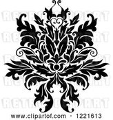 Vector Clip Art of Retro Floral Damask Design 8 by Vector Tradition SM