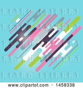 Vector Clip Art of Retro Funky Colorful Background by KJ Pargeter