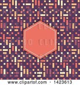 Vector Clip Art of Retro Geometric Invitation Background by KJ Pargeter